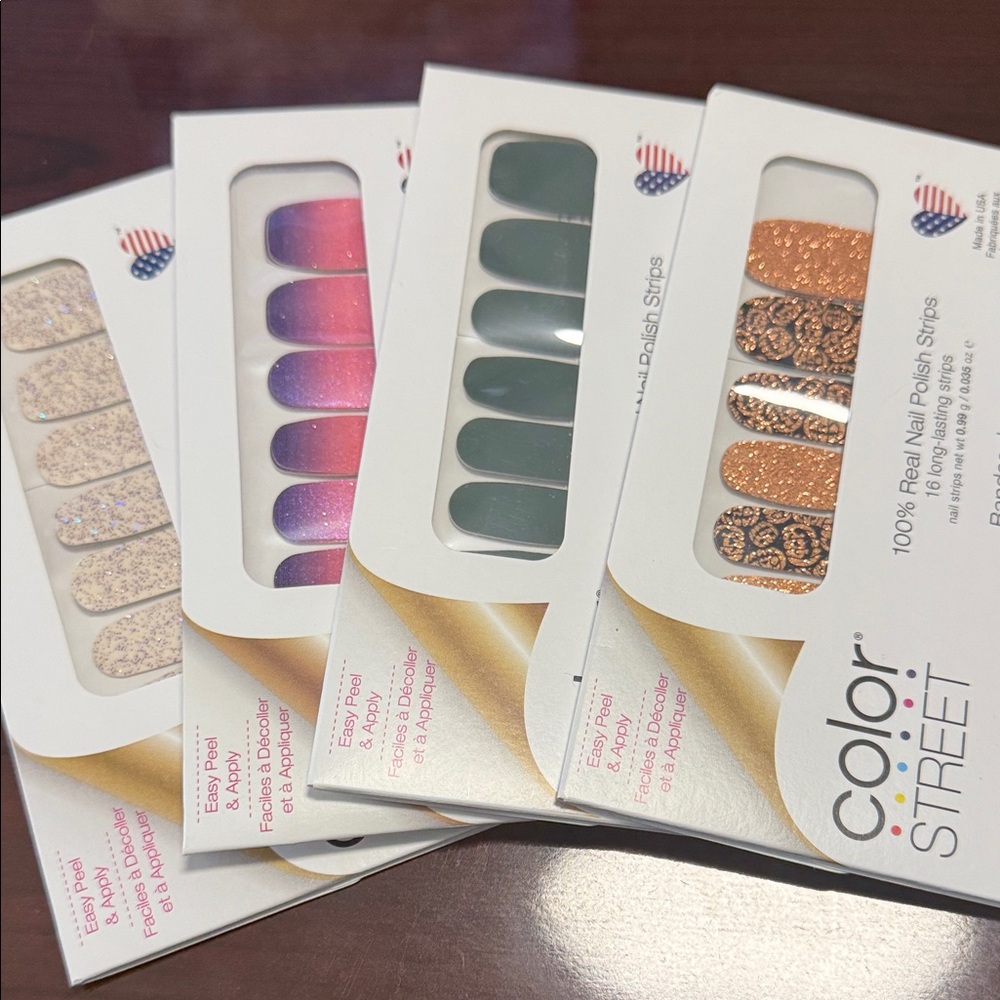 Color Street Glitter and Solid Nail Strips Collection